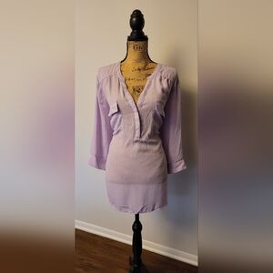 Lilac Sheer Blouse